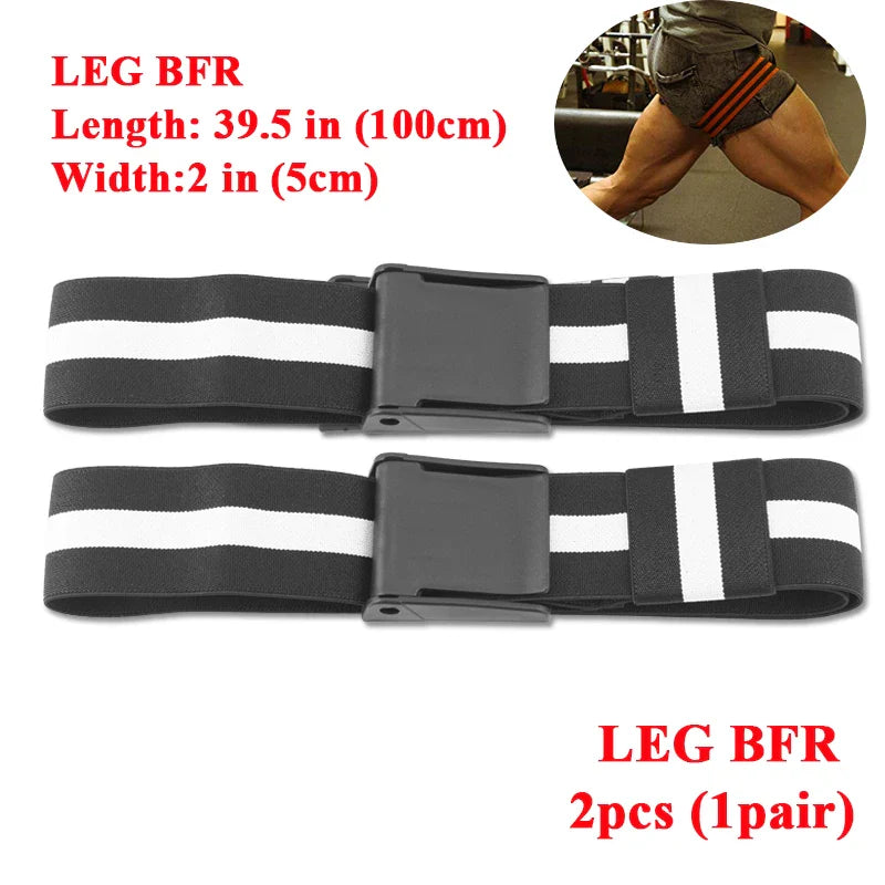 PRO 4-Pack Bundle Blood Flow Restriction Bands for Arms and Legs - Occlusion Training Bands Help You Gain Muscle without Heavy Weight Lifting, Strong Elastic Strap + Quick-Release (Copy)